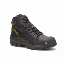 Caterpillar Struts Composite Toe Work Férfi Vízálló Cipő Fekete, HU-T089